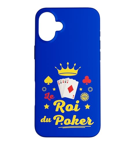 Le Roi Du Poker Cadeau As de Pique Cartes Casino Las Vegas �X�}�z�P�[�X iPhone 16 Plus �p
