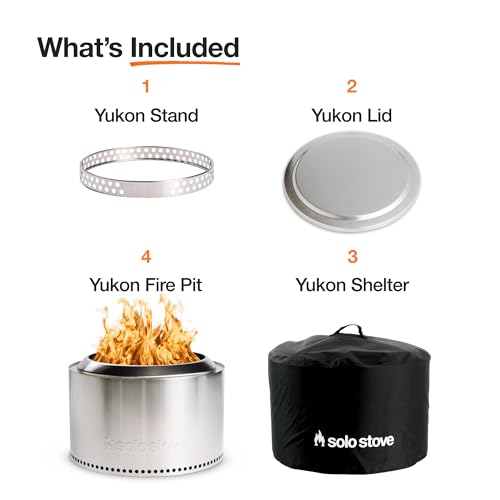 Solo Stove Yukon Amazon Exclusive Bundle | 27" Smokeless Wood Fire Pit - Image 4