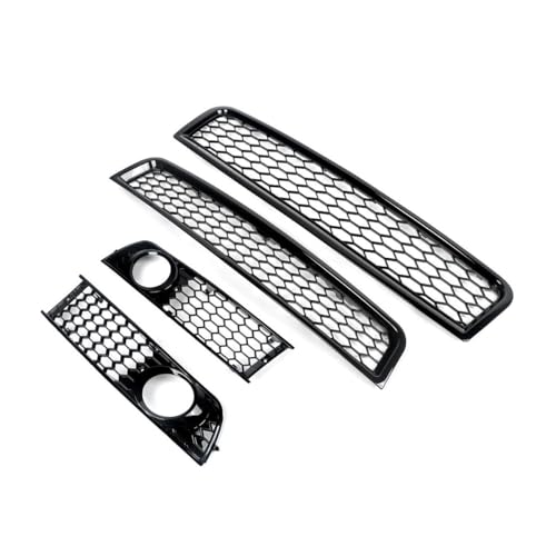 Calandre A4 B6 berline 2002-2005 et grilles antibrouillard avant, kit complet de 4 pièces