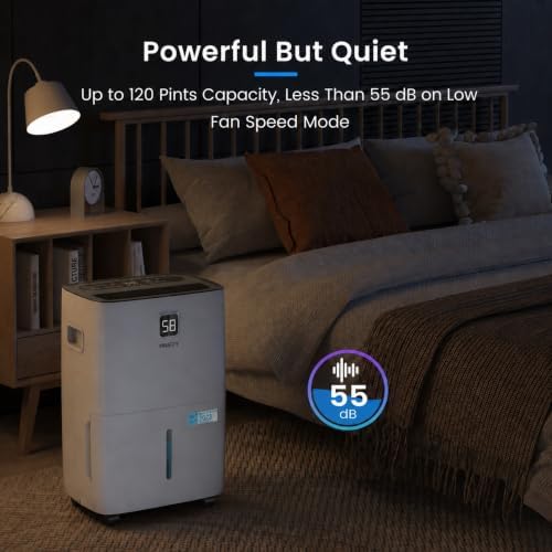 120 Pint Dehumidifier for Basement 6000 Sq. Ft with Drain Hose, ENERGY STAR - 3