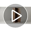 Image of NEUDOT Ronald Caddy 3 Door Multipurpose Cabinet | Engineered Wood | Bookshelf | Organiser | Cupboard | Almari | Wardrobe for Home | Kitchen | Office | Living Room | 12 Month Warranty | Leon Teak