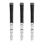 Mile High Life | Avid Golf Club Grips | 3, 13 Pc Set Bundle Golf Grips | Multi-Compound Corded Rubber Golf Grip | Standard Midsize Jumbo(3 Packs White,Standard)