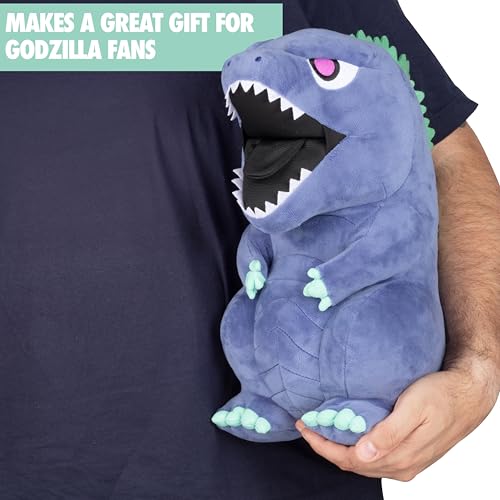 Godzilla Large 15” Plush Stuffed Animal Toy - Soft Godzilla x Kong: The New Empire & Minus One Movie Monster Figure - Officially Licensed - Gift for Boys, Girls, Teens, Adults, Men, Father\'s Day - Thumbnail 4