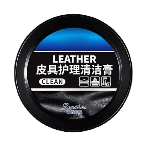 Pasta de limpieza de cuero para sofá, artículos de cuero, limpieza sin agua, eliminación de manchas, pasta de lavado H9r2, pasta multiusos