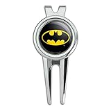 Graphics &Amp; More Batman Classic Bat Shield Logo Golf Divot Repair Tool And Ball Marker