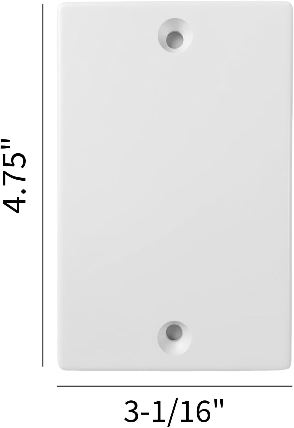 Vacuum Outlet Cover Plate for Central Vacuum, Compatible with All Kinds of Vacuum Rough-In Outlets
