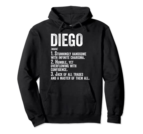 Primer Nombre Camisa Diego Definition Nombre Personalizado Divertido Sudadera con Capucha