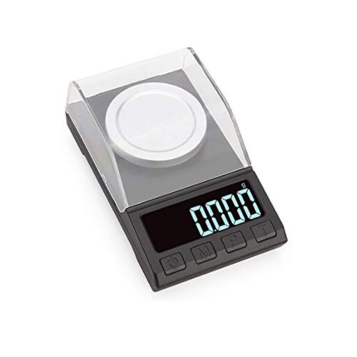 Taschenwaage Feinwaage Digitalwaage Waage 10 G 20 G 50 G 100 G Elektronische Waage Genaue Waage Digitale Präzisionswaage Für Schmuck Gold Kräutergewicht Milligramm Waage-50 G_0,001 G Cover
