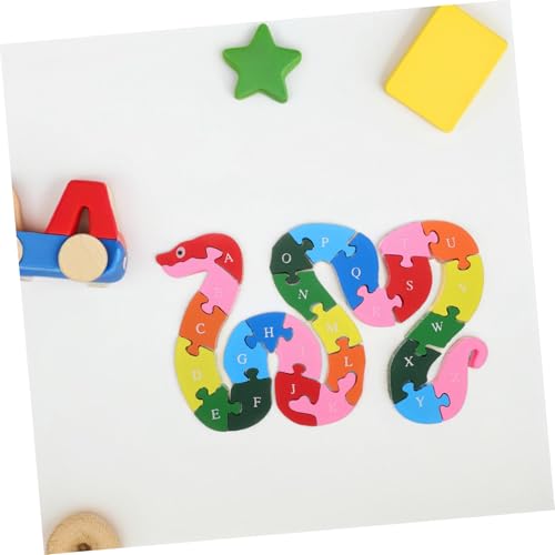 Puzzle en bois ABC pour stimuler la coordination main-œil - 6