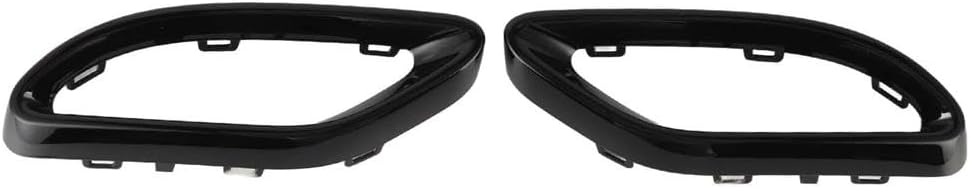 Spare Parts 2Pcs Gloss Black Exhaust Tip Cover Trims Replacement For Benz A B C E GLC CLS‑Class W177 W247 W205 W213 X253 C257