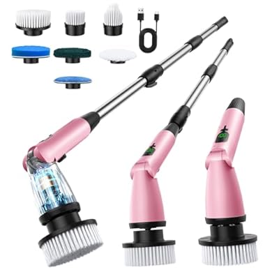 11 in 1 Electric Spin Scrubber Cordless Cleanin...