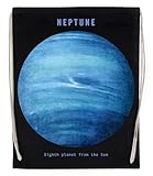 Suzetee Neptune Saco Deportivo Reutilizable Negro Bolsa De Algodón Para Gimnasio