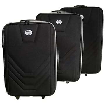 Kit Conjunto Jogo Malas Viagem Village Grande Média Pequena