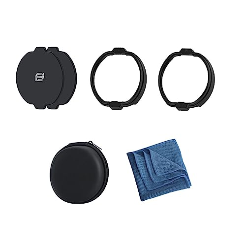 HUAYUWA Cubierta protectora de lente antiluz azul compatible con kits de accesorios PS VR2, marcos de lente de miopía de absorción magnética, pieza ligera y antiarañazos