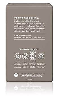 Method Men's - Cedar + Cypress Body Wash 18 Ounce & Cedar + Cyprus Bar Soap - Set of 2