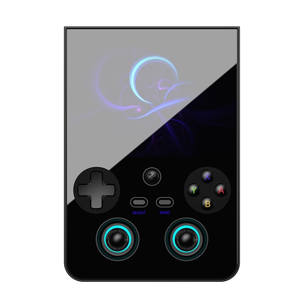 Console di gioco portatile da 477 V, 11,9 cm, 12 GB+256 GB con scheda TF da 256 G, dispositivo di gioco ad alta frequenza di aggiornamento a 120 Hz, nero