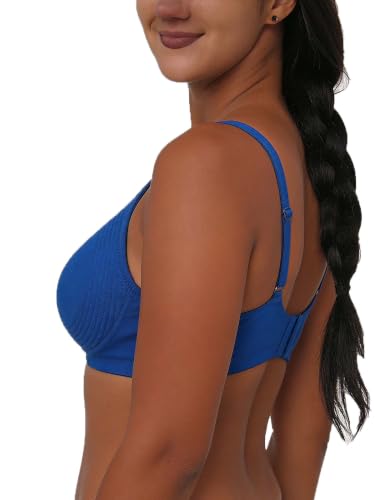 Image of Inner Sense Organic Cotton Bamboo Bra for Woman with Concentric Stitches I Full Coverage Bra for Heavy Bust with Side Support I Non Padded Innerwear with Wire-Free Design