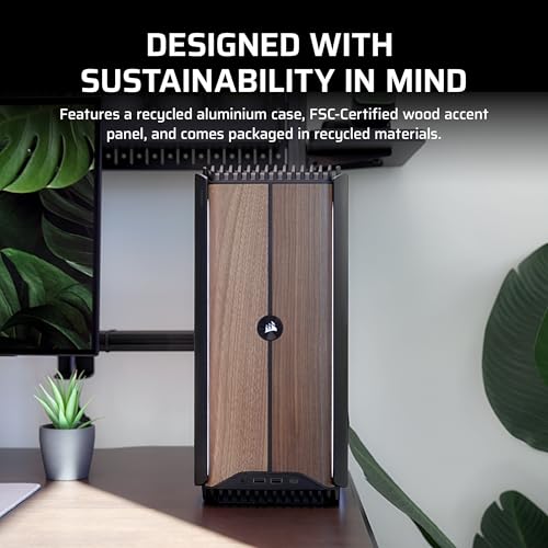 Image of Corsair ONE a600 Gaming PC - Wood Dark