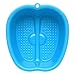 Foot Soaking Bath Basin - Large Size for Soaking Feet, Best Pedicure at Home Spa Treatment - Callus, Fungus and Dead Skin Remover, Enjoy Hot Water Foot Massager, Scrubbing in This Tub/Bucket - Blue