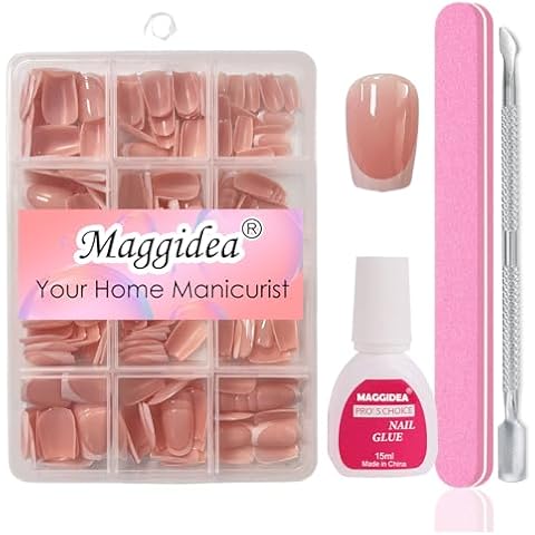 Maggidea French Press On Nails Set, 240Pcs Cover