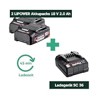 metabo Akku-Bohrschrauber BS 18 Set, 18 V Schrauber, 74-tlg. Zubehör-Set – Ansicht 6
