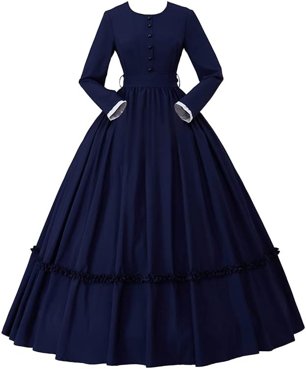CosplayDiy Women's Civil War Dress Victorian Dickens Costume1860s Civil War Ball Gown Southern Belle Costume