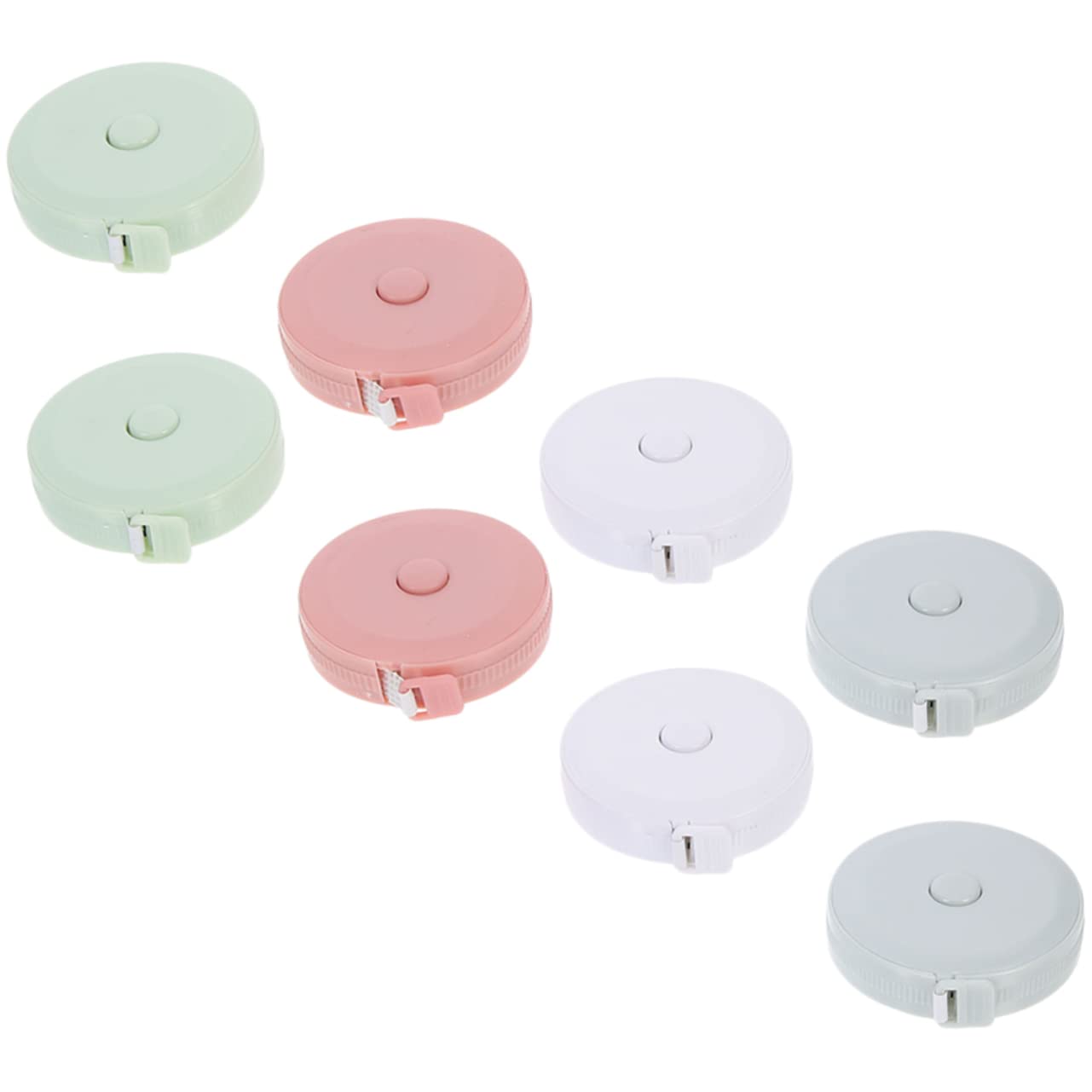 Uonlytech 8Pcs Mini Measuring Tape Retractable Tailor Tape for Body Measurements Lightweight and Portable Markings Centimeters for Sewing and Crafting
