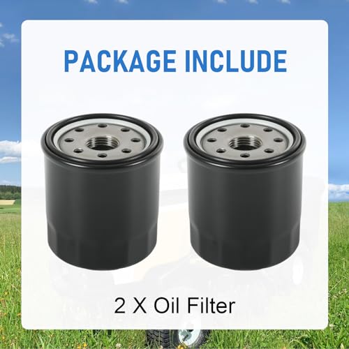 Image of 52114 Oil Filter 2 Pack Replacement For Hydro-Gear 52114 Toro 109-3321 | Replacement For Ariens 21545100, HG52114, Bad Boy 063-1050-00