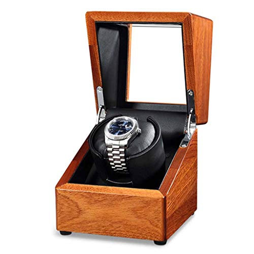 Preisvergleich Produktbild Yxx max Uhrenbeweger fur automatikuhren Uhrenbeweger, Haushaltsautomatik Drehen Extrem leise Einzelkopf Mini Tragbare Motor Box Turn Table Gerät Mechanische Uhren Wickelkästen
