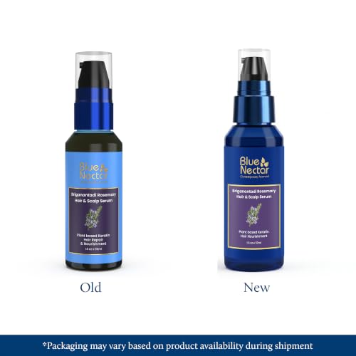 Image of Blue Nectar 20% Rosemary Hair Repair Serum with Keratin for Dry Frizzy Hair