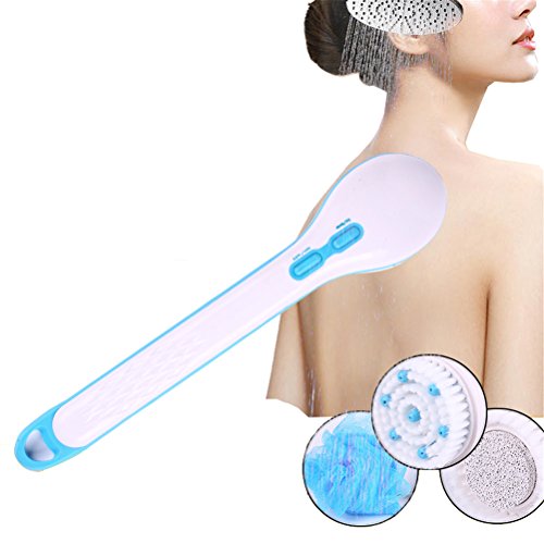 Brosse De Douche Pour Le Corps, Bain Électrique 5 En 1 Essoreuse De Nettoyage Du Dos, Kit De Brosse De Massage SPA Cover
