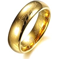 COPAUL 18 K Chapado en Oro el Señor de los Anillos Pure carburo
