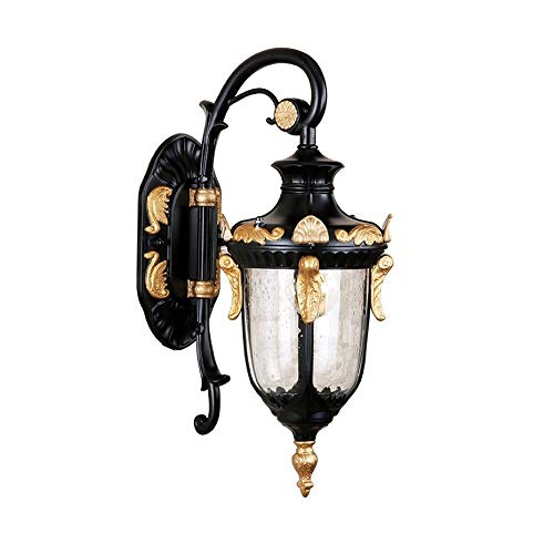 Lampe murale EXTERIOR étanche style méditerranéen avec verre clear