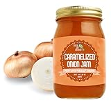Green Jay Gourmet Caramelized Onion Jam - Large 20 oz Jar - Handcrafted w/Sweet Vidalia® Onions - Perfect for Grilling, Cheeseboards, BBQs, & Sandwiches - USA Made - Gluten-Free, No MSG & Small-Batch