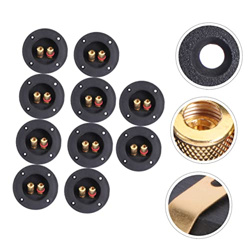 Uonlytech 10piezas De Terminal De Altavoz De Vías Accesorios De para Equipos De para Audio HiFi para Proyectos De - imagen 9