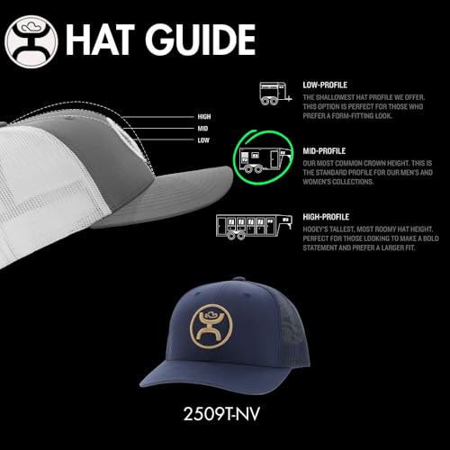 Image of HOOEY O Classic 6-Panel Adjustable Snapback Trucker Hat