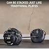 Elite Sports UNFILLED Workout Sand Plates (Set of 2) EMPTY Fillable Olympic Weight Plates for Barbell Training Drop-Proof Waterproof TPU 10/15/25/35/45 LB Options Strength, CrossFit, Home Gym & Functional Fitness