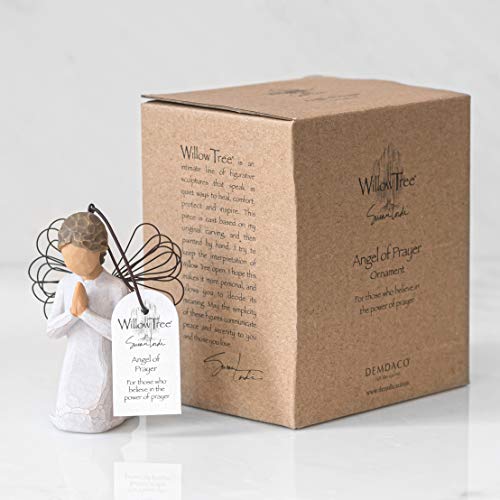 Willow Tree Angel of Prayer Ornament, Sculpted Hand-Painted Figure