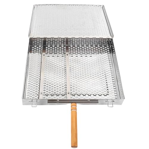 Panier de barbecue pliant qui emp&ecirc;che les aliments de tomber