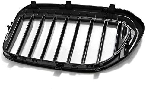 Front Grill Compatible with BMW 5 Series G30 G31 2017 2018 2019 2020 RS-167 Front Central Sport GrillReplacement Kidney Grille Grill Glossy Black