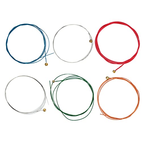KUIDAMOS Corde en Acier pour Guitare, 6 Cordes de Guitare Lisses en métal pour débutants, Robustes pour Guitares acoustiques - Les Beatles, Paul McCartney, John Lennon, RIngo Starr, George Harrison KUIDAMOS Corde en Acier pour Guitare, 6 Cordes de Guitare Lisses en métal pour débutants, Robustes pour Guitares acoustiques