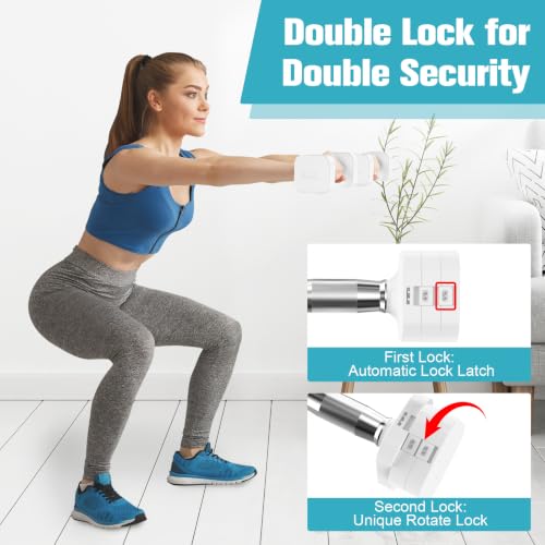 Image of Hezeyferg Adjustable Dumbbell Set,Adjustable Weight Dumbbells for Women /Men