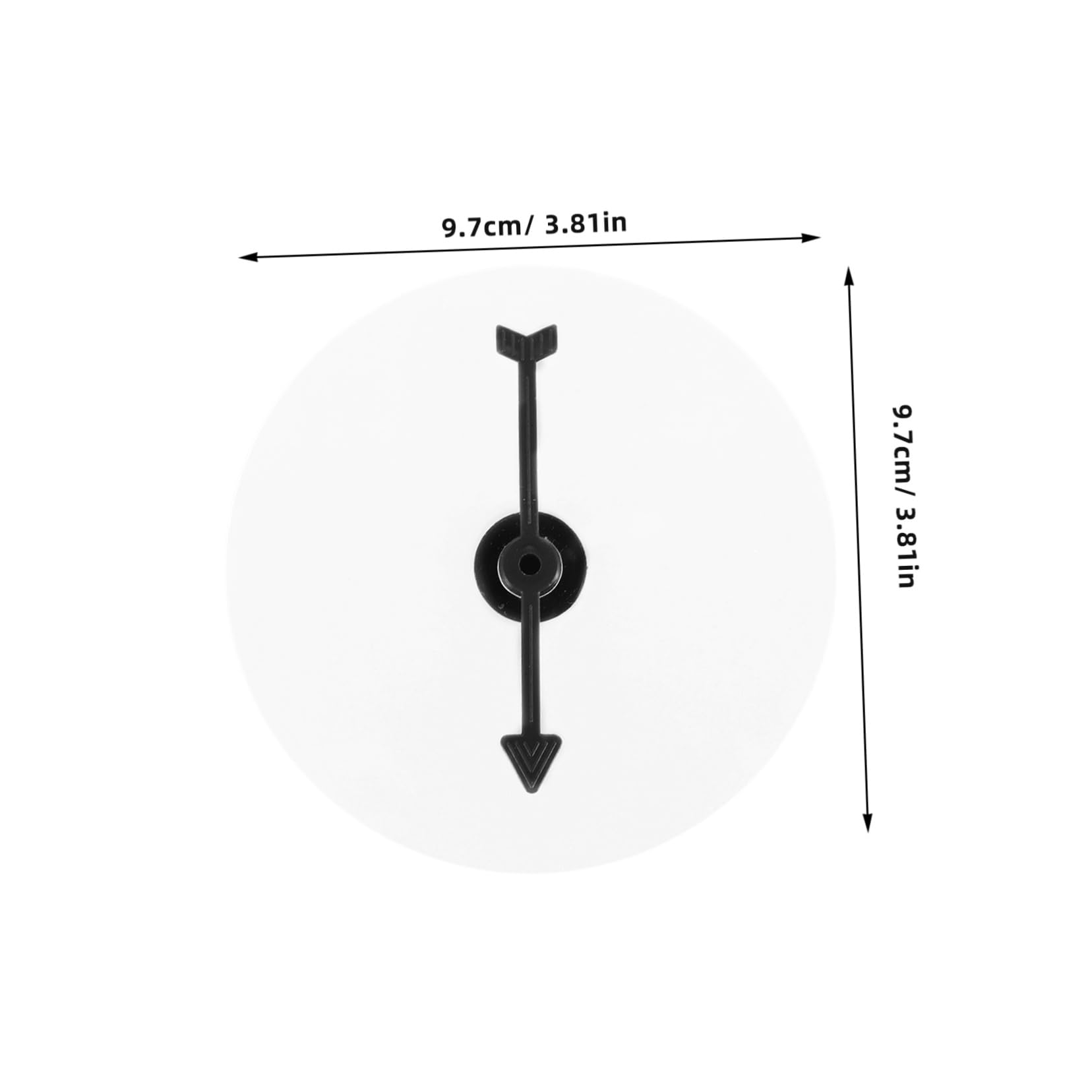 CIYODO Fun Educational Tool 12pcs Plastic Rotating Wheel Game Board Erasable Arrows for School Home