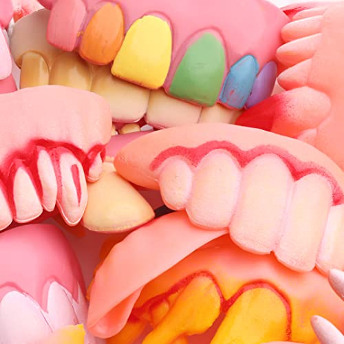 Bulk Toys - Fake Teeth - 25 Pcs Funny Teeth - Halloween Fake Teeth For Party Favors For Kids - Easter Egg Fillers - Goodie Bag Supplies - Pinata Stuffers - Bulk Gifts For Kids #TOP5