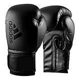 adidas Boxing Gloves - Hybrid 80 - for Boxing, Kickboxing, MMA, Bag, Training & Fitness - Boxing Gloves for Men & Women - Weight (14 oz, Black)