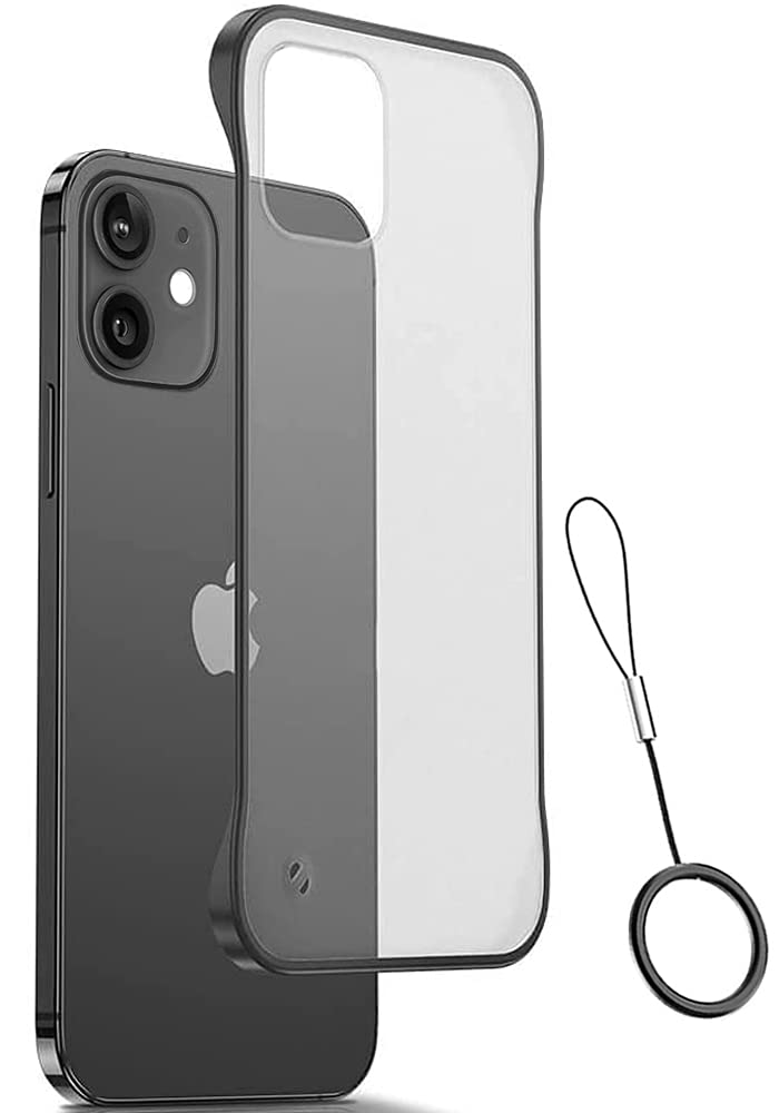 Amozo for iPhone 12/12 Pro Back Case Cover | Camera Protection Frameless Slim Translucent Matte Back Case Cover for iPhone 12/12 Pro (Polycarbonate|Black) (B097LD5QPK) Amazon Price History, Amazon Price Tracker