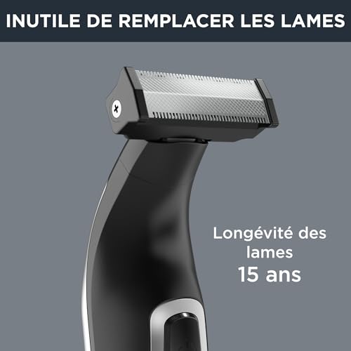 Tondeuse barbe acier inoxydable Rowenta Forever Sharp pour un rasage haute précision