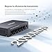 Tenda 5 Port Gigabit Switch, Unmanaged Ethernet Switch, Network Splitter with Traffic Optimization, Plug & Play, Fanless Metal Design Network Switch, Traffic Optimization( TEG1005D)