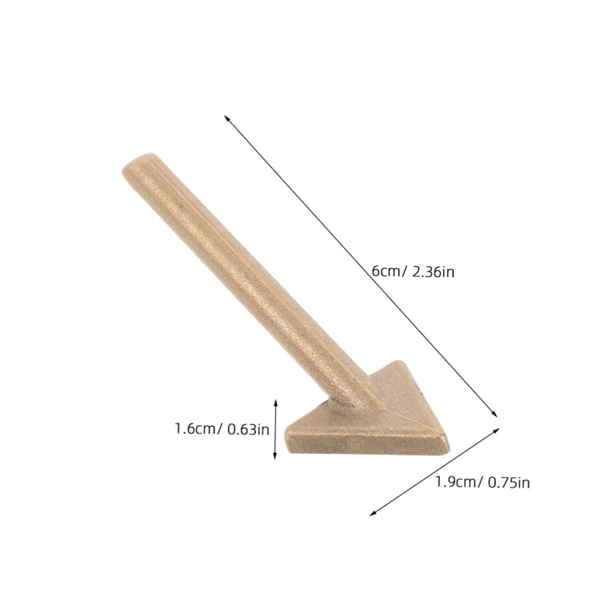 MUCKLILY 2pcs Soldering Iron Tips Replacement Kit for Bumper Repair Triangular Plastic Repair Tips for Car Leather Wrinkle Removal