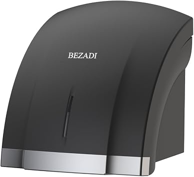 1800W High-Speed Hand Dryer, Automatic Hot & Cold Airflow, Wall Mounted, Compact Commercial Hand Dryer for Home, Industry, Bathroom - 110V, Black